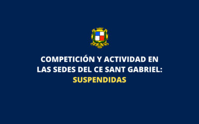 > Se suspende la competición oficial y toda actividad en las sedes del Club