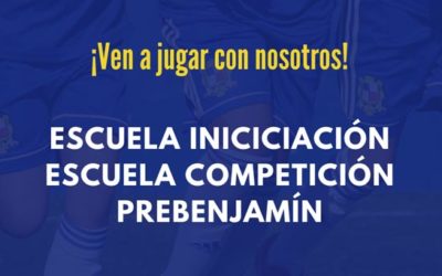 > ¡Apúntate a nuestra escuela de fútbol!